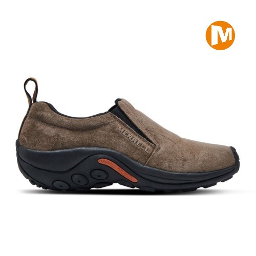 Pánské Slip On Boty Merrell Jungle Moc Tmavě Hnědé (CZ. OXPHJ)